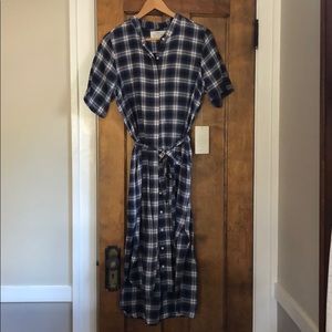 NWT Birds of Paradis/Trovata shirt dress (sz M)